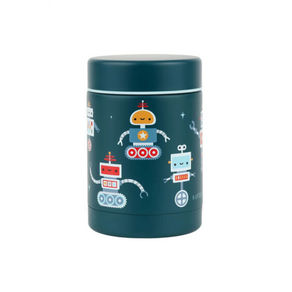 A little lovely comany Θερμός φαγητού από ανοξείδωτο ατσάλι 300ml Robots SSFJRO07