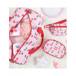 A little lovely company Μικρή Τσάντα προπόνησης-ταξιδιού 46x25εκ - Cherries TBCHPI13 A little lovely company Μικρή Τσάντα προπόνησης-ταξιδιού 46x25εκ - Cherries TBCHPI13