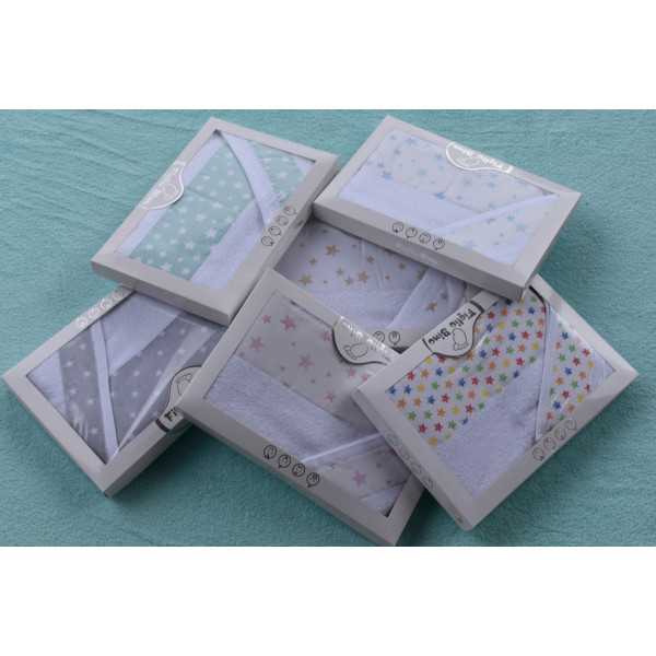 Figlio Bino Σετ Πετσέτες Λουτρού 70x140cm -Χειρός 30x50cm  Κεντημένη 100-05