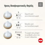Nuk Θηλή Σιλικόνη Perfect Match 3m+ 2τμχ 124.033 Nuk Θηλή Σιλικόνη Perfect Match 3m+ 2τμχ 124.033