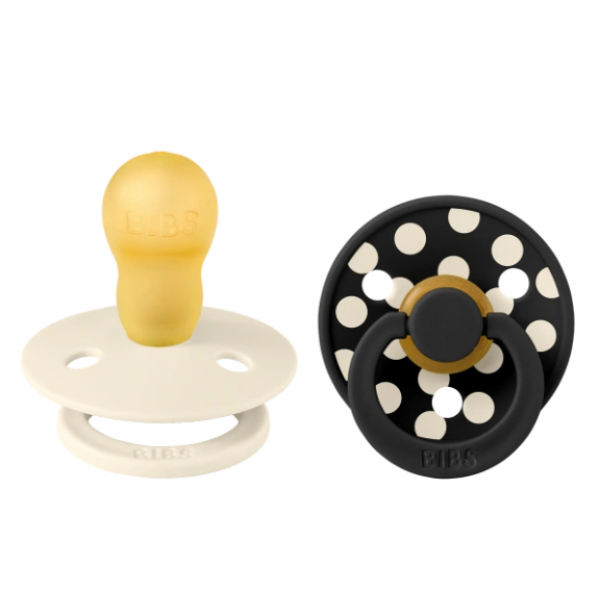 Bibs Σετ Πιπίλες Studio Dot No3 BLACK / IVORY 13034101