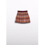 Abel and Lula Φούστα καρό πλισέ Πάπρικα 15-05522-009