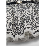 Abel and Lula Φόρεμα κεντητό Κρεμ-Μαύρο 15-05524-002