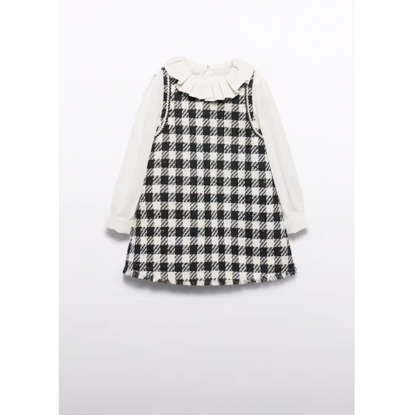 Abel and Lula Φόρεμα pitchi γιακάς βολάν Μαύρο 15-05526-038