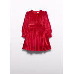 Abel and Lula Φόρεμα βελούδο glitter Κόκκινο 15-05528-002