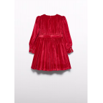 Abel and Lula Φόρεμα βελούδο glitter Κόκκινο 15-05528-002