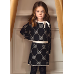 Abel and Lula Πλεκτό σετ φούστα Μαύρο 15-05538-008