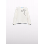 Abel and Lula Μπλούζα κέντημα φιόγκος Κρεμ 15-05608-003