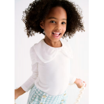 Abel and Lula Μπλούζα γάζα φιόγκος Εκρού 15-05610-006