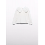 Abel and Lula Μπλούζα γάζα φιόγκος Εκρού 15-05610-006