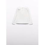 Abel and Lula Μπλούζα γάζα φιόγκος Εκρού 15-05610-006