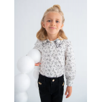 Abel and Lula Μπλούζα ποπλίνα σατέν Κρεμ 15-05613-003