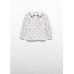 Abel and Lula Μπλούζα ποπλίνα σατέν Κρεμ 15-05613-003