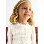 Abel and Lula Μπλούζα γάζα Μπεζ 15-05614-003