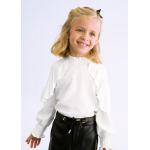 Abel and Lula Μπλούζα βολάν Κρεμ 15-05615-003