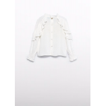 Abel and Lula Μπλούζα βολάν Κρεμ 15-05615-003