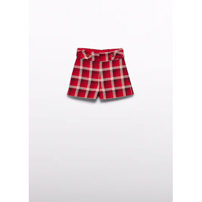 Abel and Lula Βερμούδα καρό Κόκκινο 15-05717-002