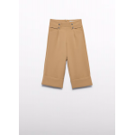 Abel and Lula Παντελόνι ζιπ κιλοτ κρεπ Καμηλό 15-05724-007