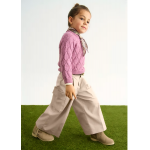 Abel and Lula Παντελόνι ζιπ κιλοτ cargo ζώνη Αμυγδαλωτό 15-05725-001