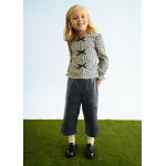 Abel and Lula Παντελόνι ζιπ κιλοτ δερματίνη Μαύρο 15-05726-008