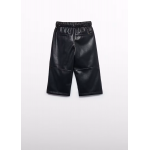 Abel and Lula Παντελόνι ζιπ κιλοτ δερματίνη Μαύρο 15-05726-008