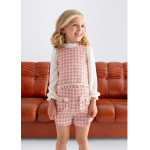 Abel and Lula Σετ βερμούδα τουίντ Ροδοπέταλο 15-05727-008