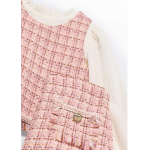 Abel and Lula Σετ βερμούδα τουίντ Ροδοπέταλο 15-05727-008