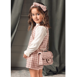 Abel and Lula Σετ βερμούδα τουίντ Ροδοπέταλο 15-05727-008