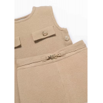 Abel and Lula Σετ βερμούδα πλεκτή midi Αμυγδαλωτό 15-05728-001