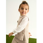 Abel and Lula Σετ βερμούδα πλεκτή midi Αμυγδαλωτό 15-05728-001