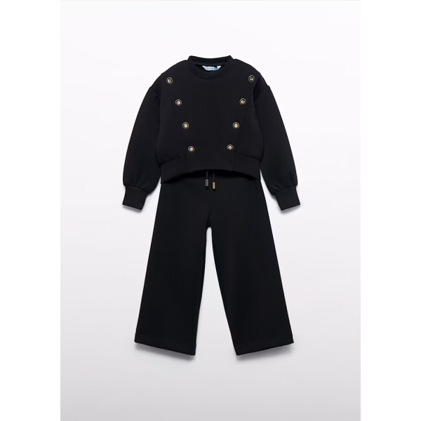 Abel and Lula Σετ μακό λωρίδα σε αντίθεση Μαύρο 15-05730-068