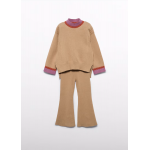 Abel and Lula Σετ παντελόνι πλεκτό καναλέ Καμηλό 15-05732-007