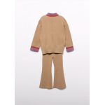 Abel and Lula Σετ παντελόνι πλεκτό καναλέ Καμηλό 15-05732-007