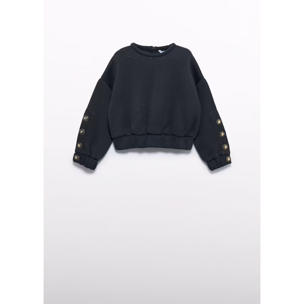 Abel and Lula Φούτερ με στρας Μαύρο 15-05825-008