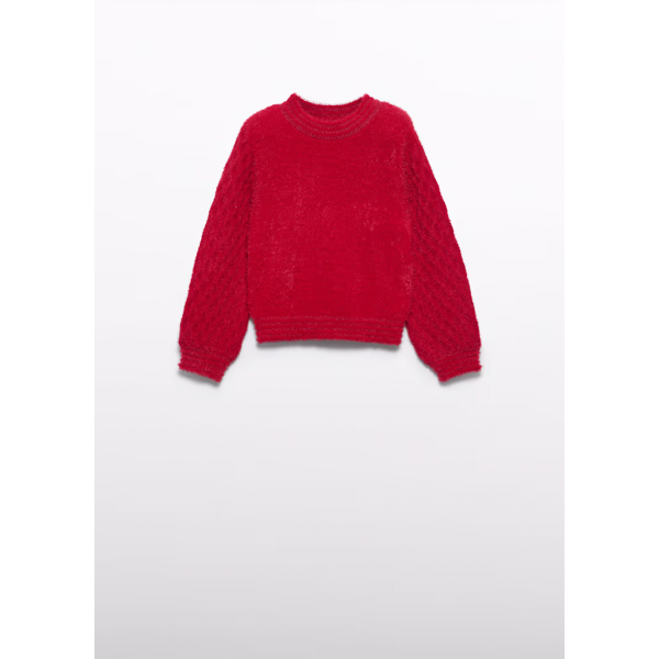 Abel and Lula Ζέρσεΐ γουνάκι Κόκκινο 15-05827-071