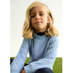 Abel and Lula Ζέρσεΐ γουνάκι Γαλάζιο15-05827-072