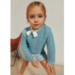 Abel and Lula Ζέρσεΐ πλεκτό διάτρητο κύματα Νερό 15-05829-094