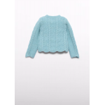 Abel and Lula Ζέρσεΐ πλεκτό διάτρητο κύματα Νερό 15-05829-094