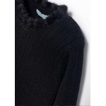 Abel and Lula Ζιβάγκο πλεκτό καναλέ Μαύρο15-05835-084