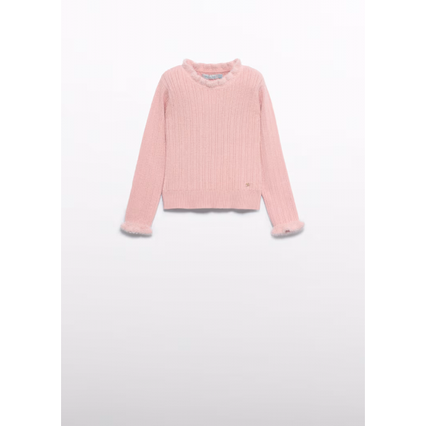 Abel and Lula Ζιβάγκο πλεκτό καναλέ Ροδοπέταλο 15-05835-085