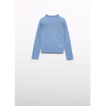 Abel and Lula Ζιβάγκο πλεκτό καναλέ λάμψη Γαλάζιο 15-05836-089