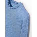 Abel and Lula Ζιβάγκο πλεκτό καναλέ λάμψη Γαλάζιο 15-05836-089