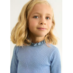 Abel and Lula Ζιβάγκο πλεκτό καναλέ λάμψη Γαλάζιο 15-05836-089