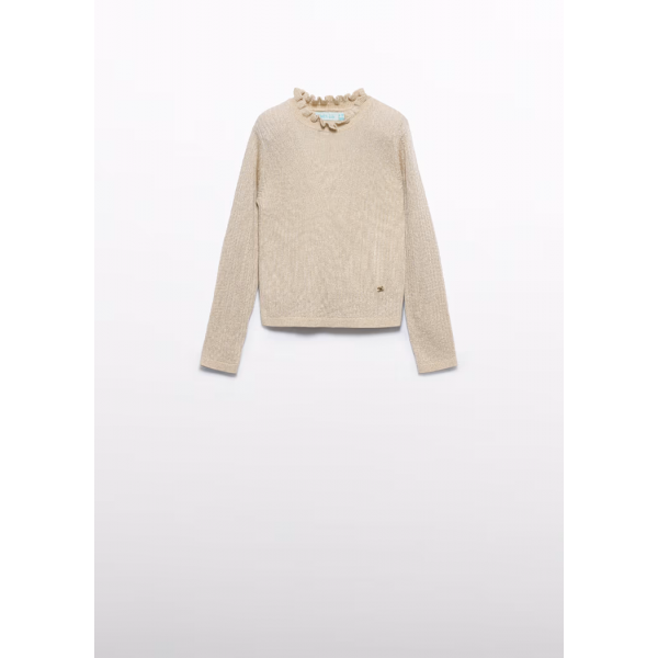 Abel and Lula Ζιβάγκο πλεκτό καναλέ λάμψη Βρώμη χρυσόσκονη 15-05836-090