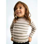 Abel and Lula Ζιβάγκο πελκτό καναλέ ριγέ Αμυγδαλωτό 15-05837-001