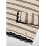 Abel and Lula Ζιβάγκο πελκτό καναλέ ριγέ Αμυγδαλωτό 15-05837-001