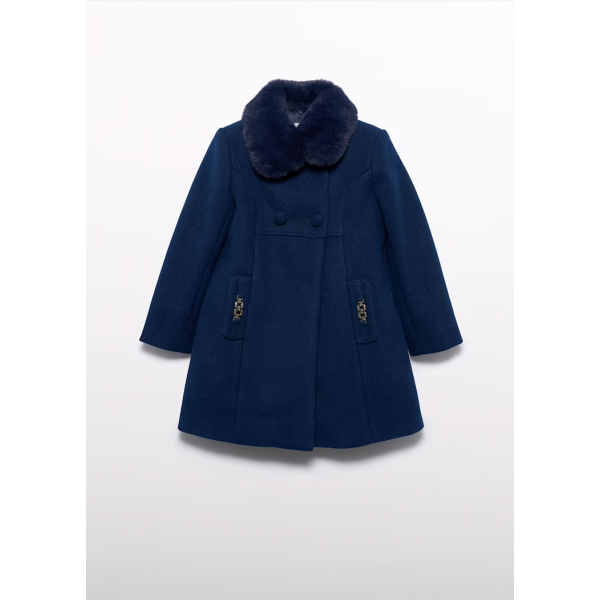 Abel and Lula Παλτό Ναυτικό 15-05846-093