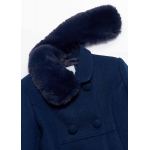 Abel and Lula Παλτό Ναυτικό 15-05846-093