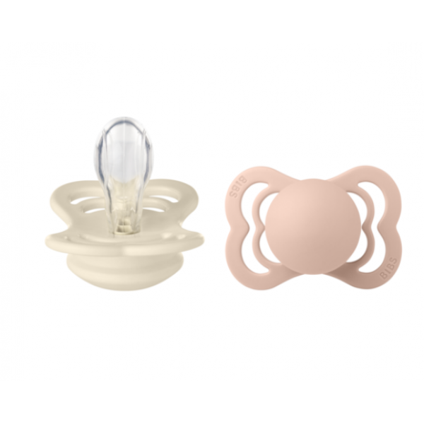 Bibs Πιπίλες Supreme No1 IVORY/BLUSH 160221