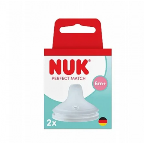 Nuk Ανταλλακτικό Στόμιο Σιλικόνης 6m+ 256.514